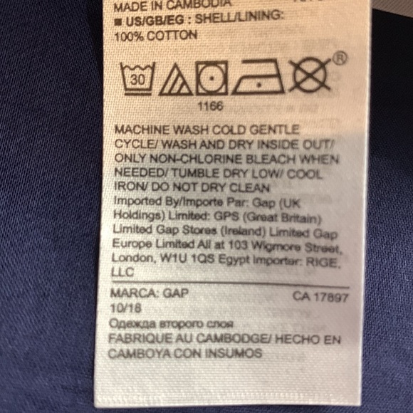 🍁 3/$15 NEW NWT Gap Kids Navy Blue Half Stripped Knit Dress Size Small (6/7) - Picture 15 of 17